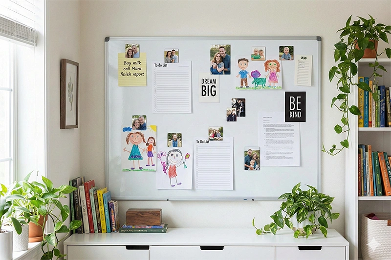 Vinüülmagnetid külmkapile: erinevas suuruses perefotode, lemmikloomade ja maastikupiltide kollektsioon