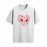 Текст в форме сердца