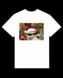 Кот Новый год белый