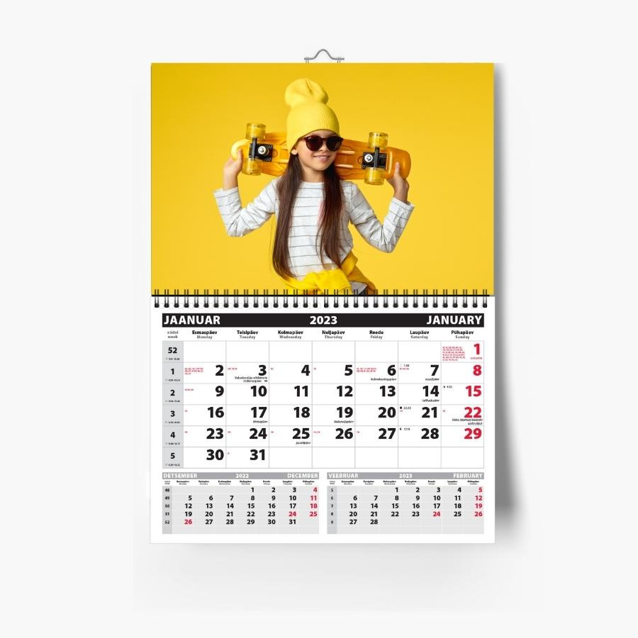 Календари настенные с блоком