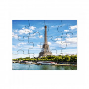 Children’s puzzle 27x19,5cm 12 elements, Lacquered cardboard